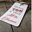 Pack Of Five Merry Christmas Gift Tags By Precious Little Plum 