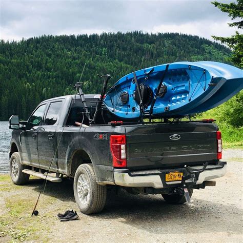 Truck Bed Kayak And Bike Carriers Truck Camping Trucks Truck Bed