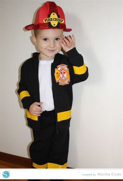 All i did was, bought a roll of yellow cloth tape or duck tape and got started. Firefighter Halloween Costume | Firefighter halloween, Diy fireman costumes, Halloween costumes ...