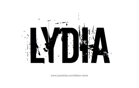 lydia name tattoo designs lydia name names name tattoo designs