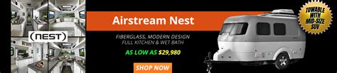 Airstream Nest Travel Trailer Review New Modern Design Windish Rv Blog