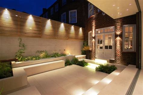 Terrace Garden Design With Beautiful Lighting Ideas Small