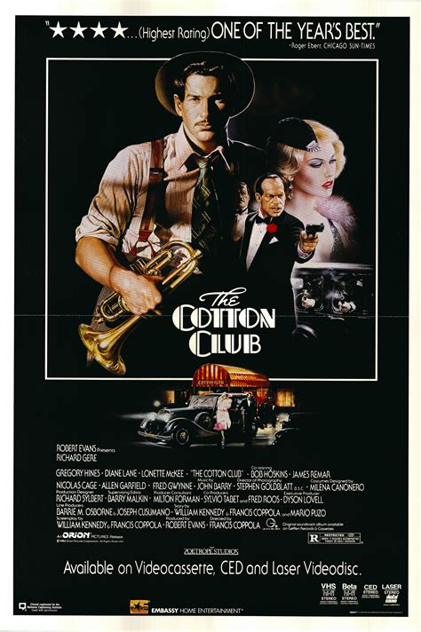 The Cotton Club 1984 One Sheet Poster Rolled Etsy