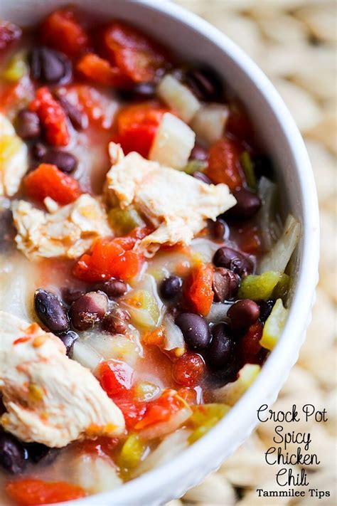 These healthy crockpot chicken recipes will inspire you to create meal prep with your slow cooker to make all 5 of the recipes, you will need fresh ingredients like the following: Crock Pot Spicy Chicken Chili Recipe! This slow cooker ...