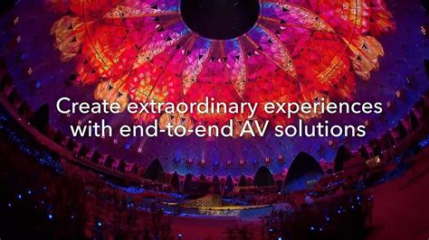 Create unforgettable experiences with Christie - YouTube