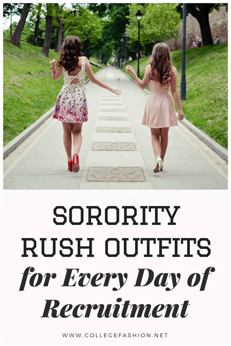 Sorority Rush Outfits For Every Day Of Recruitment Kembeo