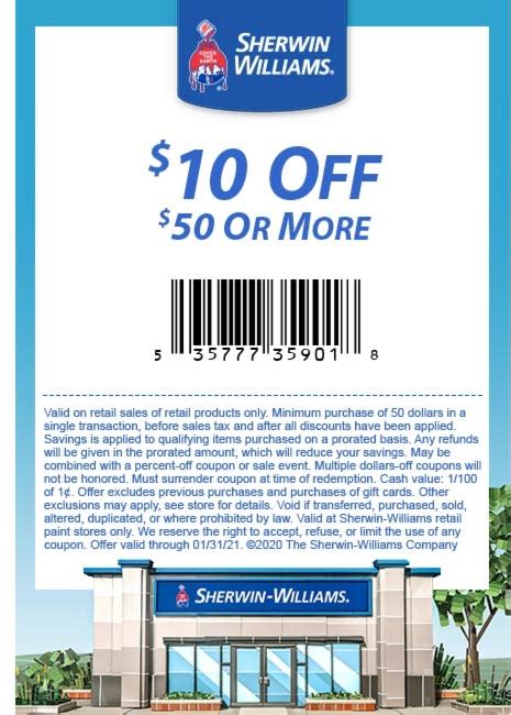 Find the latest roblox promo codes list here for february 2021. February, 2021 $10 off $50 at Sherwin Williams paint ...