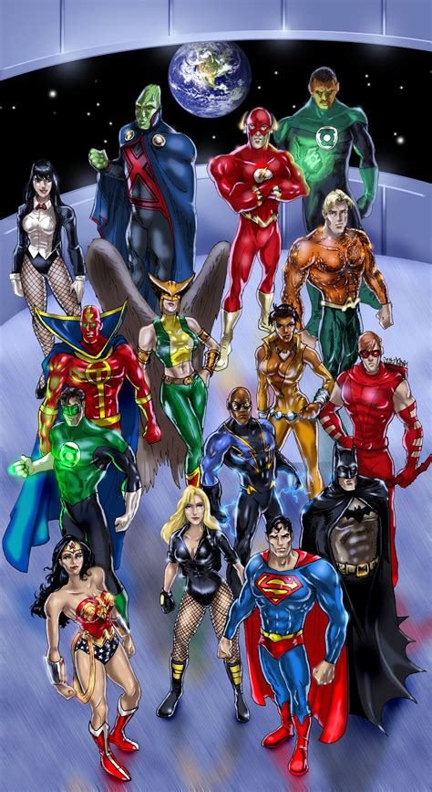 Justice League Of America 2008 By Dragonarcher On Deviantart