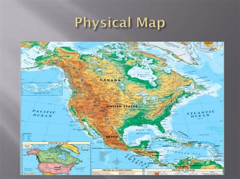 Physical Features Map Of Us World Map