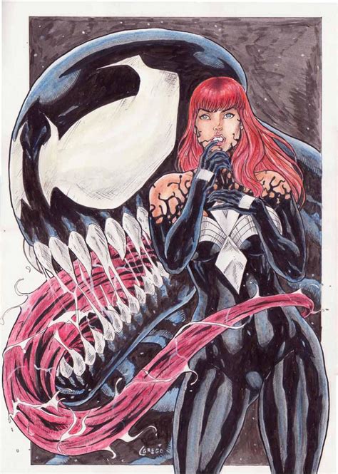 Mery Jane By Gregohq Comic Art Venom Comics Symbiotes Marvel