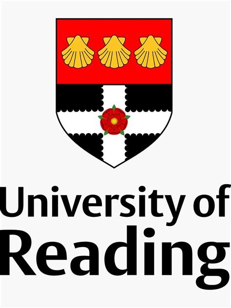 University Of Reading Black Logo Sticker For Sale By Darazshop