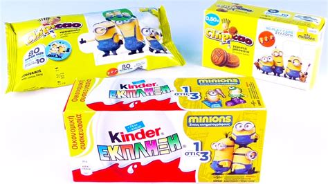 Minions Surprise Eggs Chipicao Croissant And Biscuits Youtube