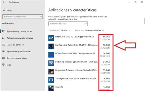 ≫ Como Ver El Tamaño De Las Aplicaciones En Windows 10 2024