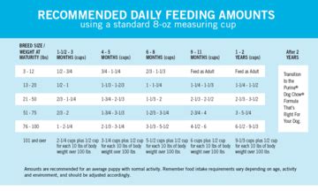 There are diets specifically designed for puppies and young dogs which will ensure the growing dog receives the nutrition required for healthy growth and bone development. How Much to Feed a Puppy| Puppy Feeding Chart | Purina