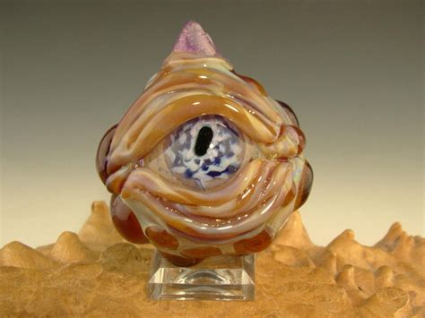 1 9 Glass Art Eyeball Marble Eye Lampwork Collectible Orb By Tim Mazet Art And Collectibles