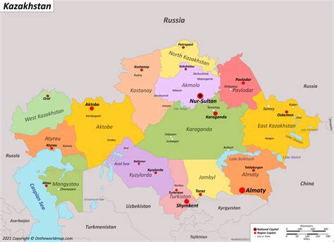Kazakhstan Map Discover Kazakhstan With Detailed Maps