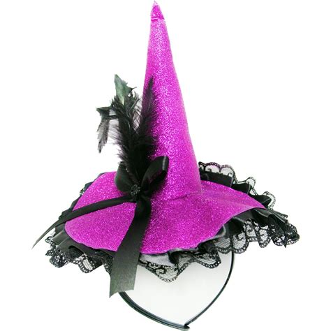 Purple Witch Headband Halloween Costume Accessory