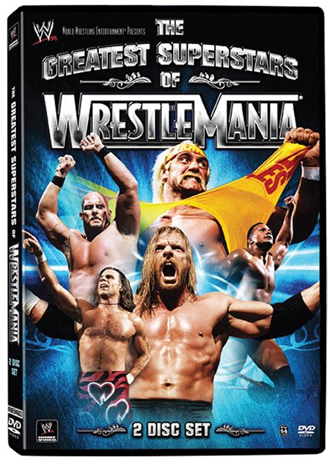 Wwe Greatest Superstars Of Wrestlemania Full Dvd Region 1