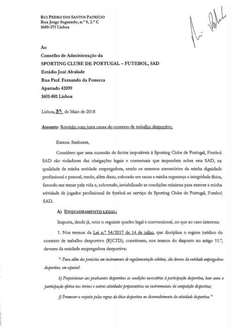 Carta De Rescisão De Contrato De Trabalho Relacionado Ao Trabalho