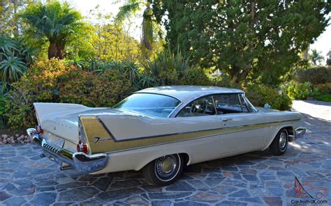 1958 Plymouth Fury Sports Coupe Buckskin Beige Gold Trim Fully