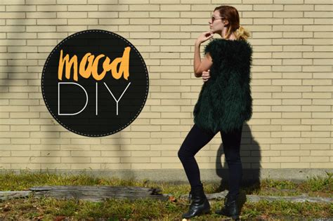 Mood Diy How To Sew An Easy Faux Fur Vest