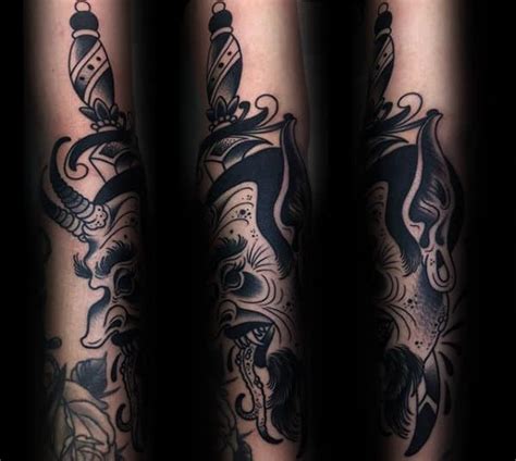 In the tattoo world, different tattoos portray different meanings. 50 Traditional Devil Tattoo Designs For Men - Old School Ideas