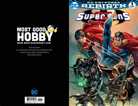 Super Sons 1 Most Good Exclusive Ebas Variant Rebirth Comics