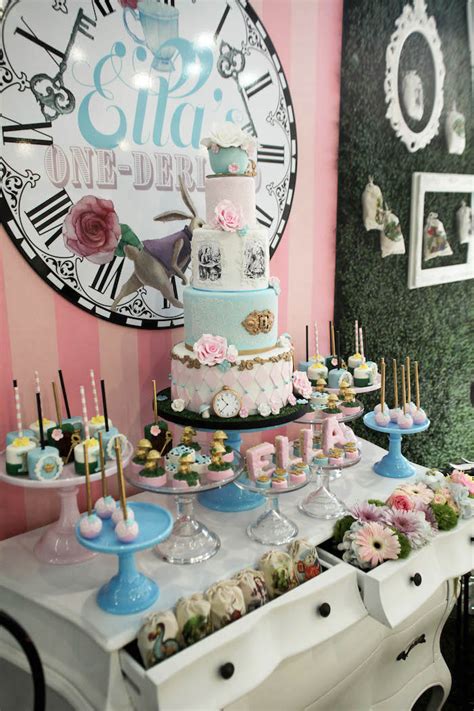 Karas Party Ideas Alice In Wonderland Birthday Party Karas Party Ideas