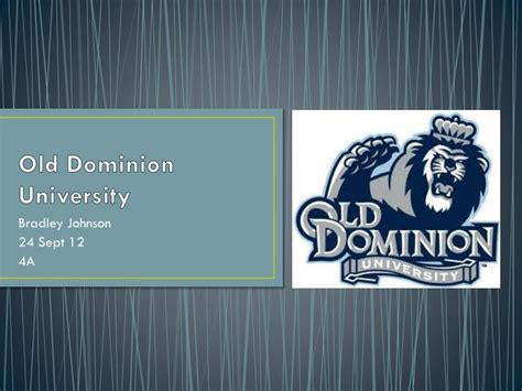 Ppt Old Dominion University Powerpoint Presentation Free Download Id 1625955