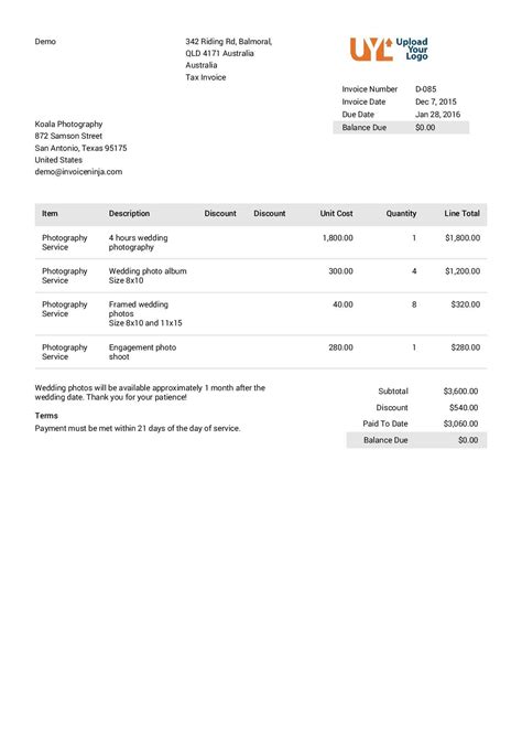 Pin By Victoria Melamed On Invoice Templates Invoice Template