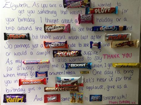 Check spelling or type a new query. Chocolate message board/poster | Appreciation gifts, Party ...