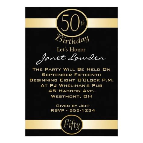 Free Printable 50th Birthday Party Invitations For Men Download