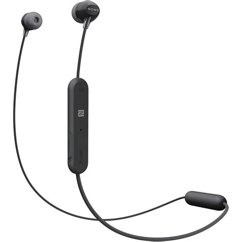 Sony Wi C300 Wireless In Ear Headphones Black Wic300b Bandh
