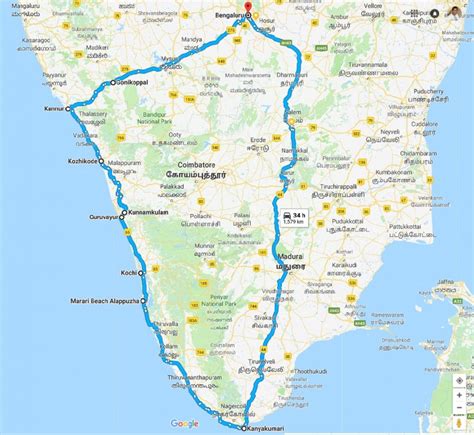 Tamil nadu is situated at the southern most part of india. Jungle Maps: Map Of Kerala And Tamil Nadu