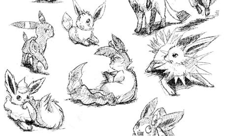 Bien que moins connu que pikachu, dont la popularité fut propulsée par le dessin animé officiel, il est également considéré comme l'un des pokémon les plus. Dessin Pokemon Kawaii Evoli