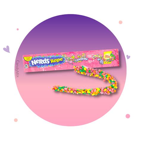 Wonka Nerds Rope Rainbow Candymix