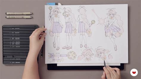 Creating The Model Sheet Drawing Manga Characters From Scratch