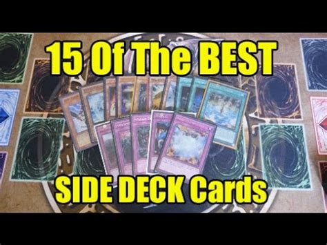 サイドデッキ saido dekki) is a deck of up to 15 cards, separate from the main deck and extra deck. Yugioh 15 of the BEST Side Deck cards - YouTube