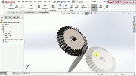 Solidworks Tutorial How To Sketch Bevel Gear In Solidworks Youtube