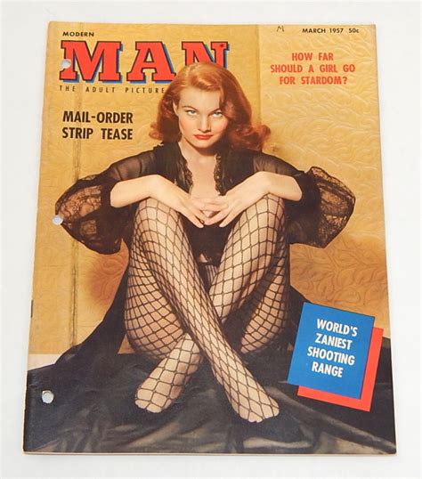 Vintage Girlie Pinup Magazine Modern Man March 1957 Vol 6 Number 69