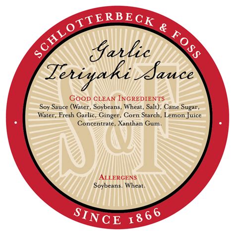 Schlotterbeck & foss is a manufacturer of premium, private label and branded sauces, condiments, dressings and dessert sauces. Order Labels | Schlotterbeck & Foss