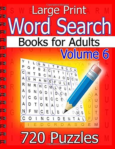 Large Print Word Search Books For Adults V By Howell