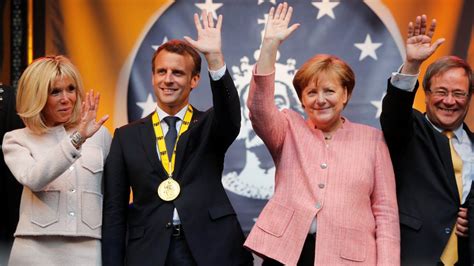 Karlspreis Emmanuel Macron Hat Genug Von Merkels Zaudern Der Spiegel