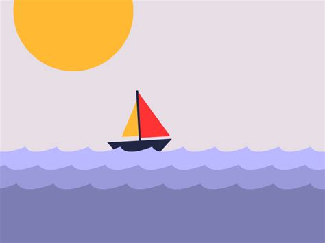 Sail Boat Animation By Deanna Brigman Heine On Dribbble