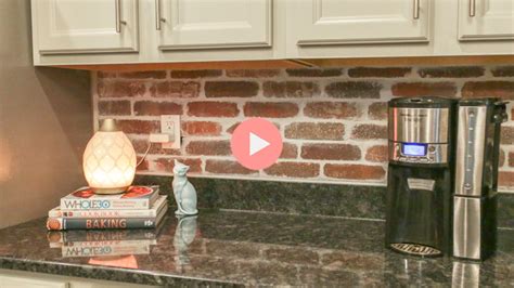 There's more than one way to do it! How to Install a Split Brick Backsplash | Checking In With ...