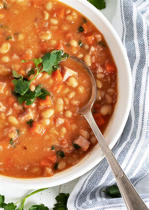 Thanks to a smoked ham hock, which provides wonderful flavor, and plenty of. Easy Ham and Navy Bean Soup - Seasons and Suppers