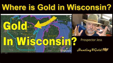 Where Can I Find Gold In Wisconsin Gold Map Wisconsin