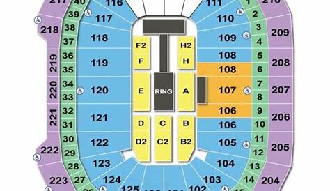 Giant Center Seating Chart | Seating Charts & Tickets