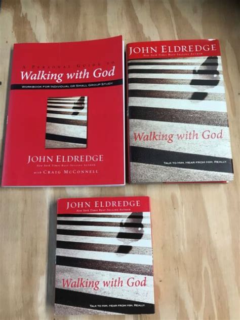 Walking With God John Eldredge Guide Book Hardback Book And Audio Cds