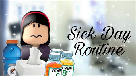Sick Day Routine Roblox Bloxburg Youtube
